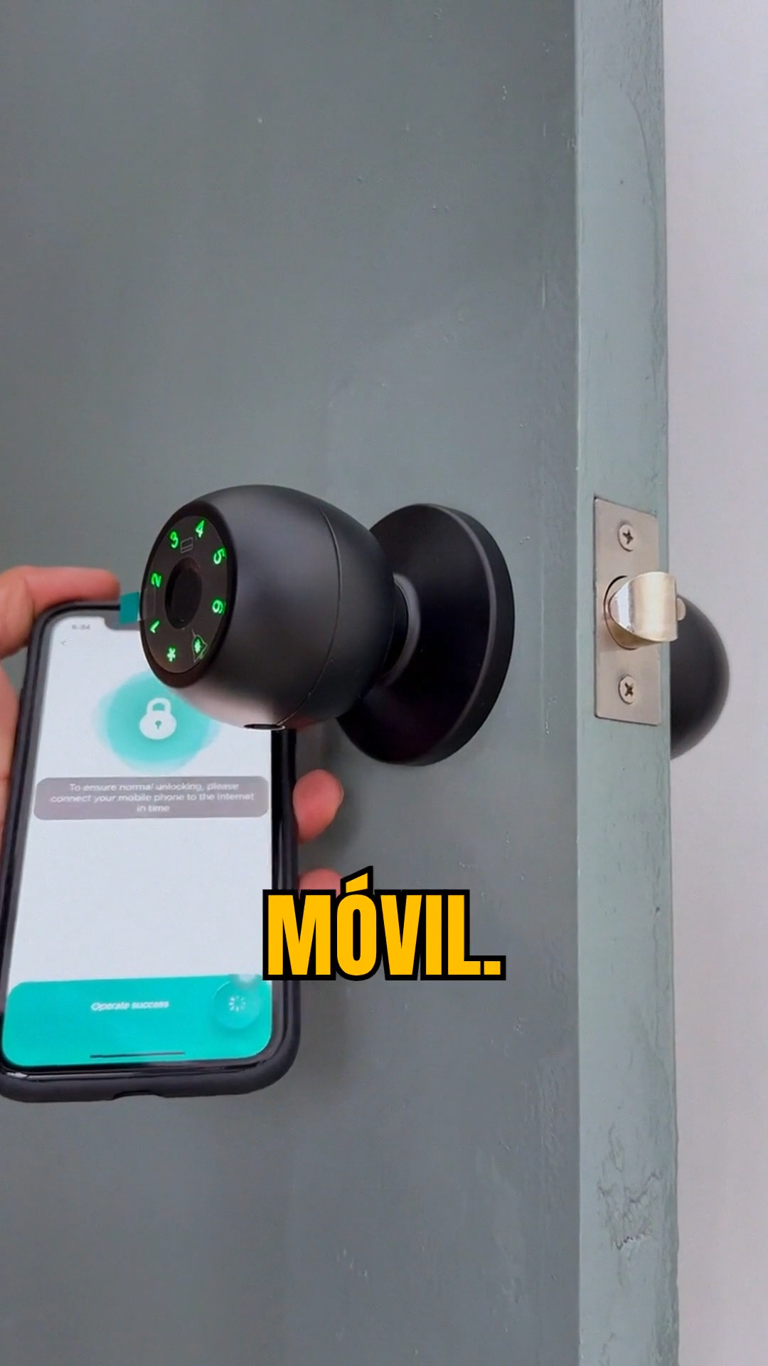 Cerradura Puerta Inteligente 5 Modos NFC Contraseña App Llave
