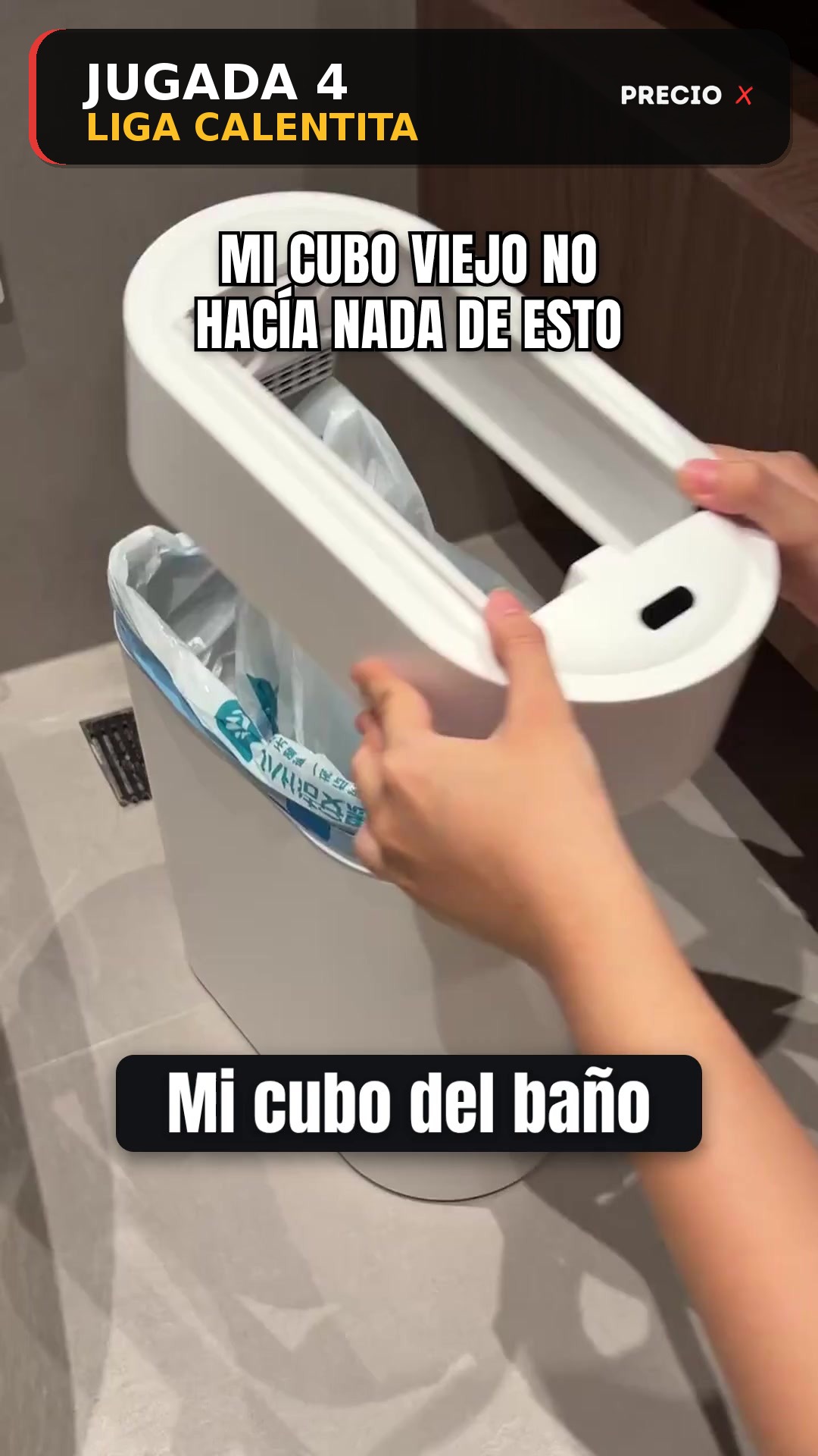 Cubo de Basura Inteligente 7L con Sensor Automático