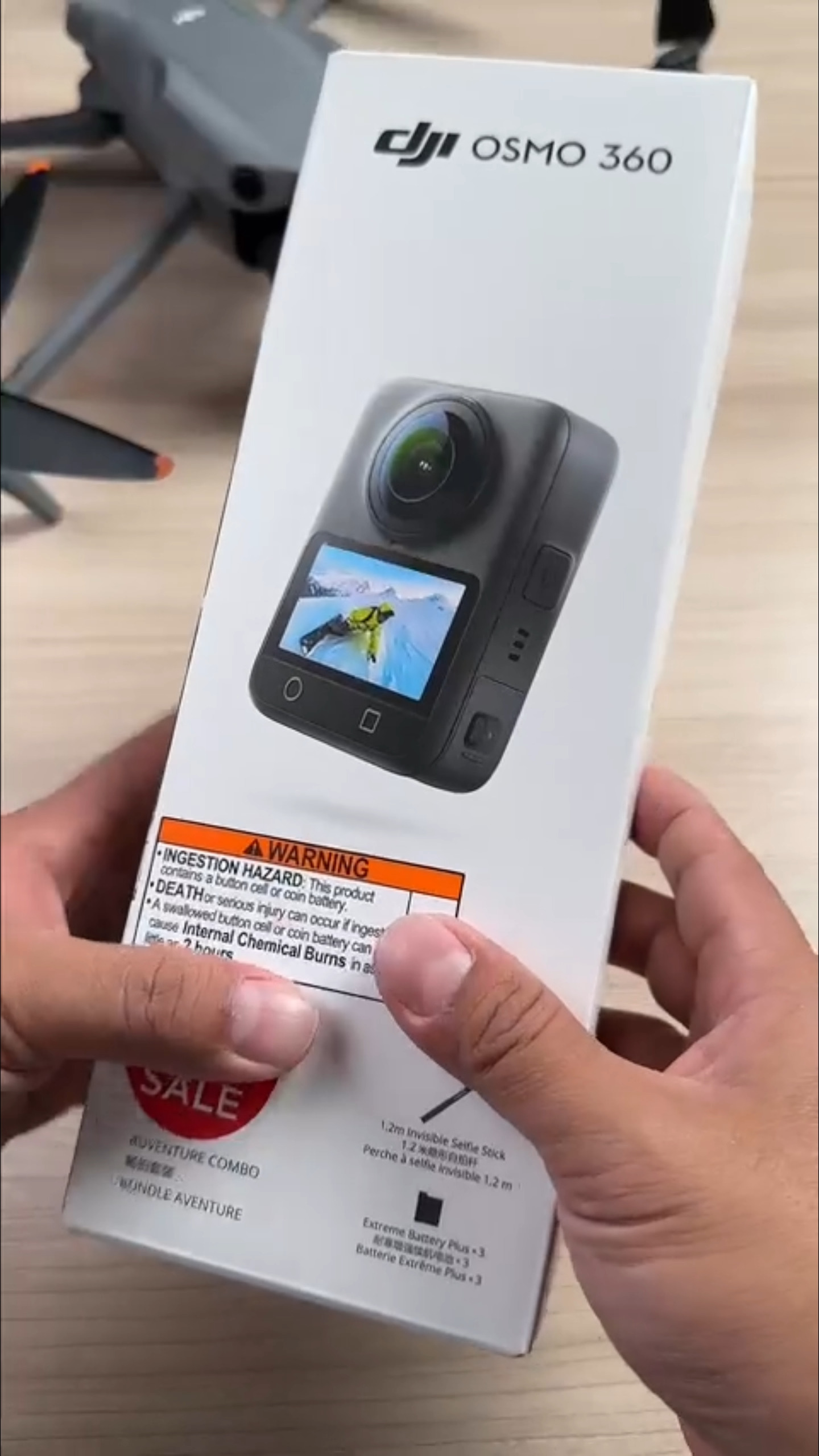 Cámara 360 con imagen de 360° de 1 pulgada