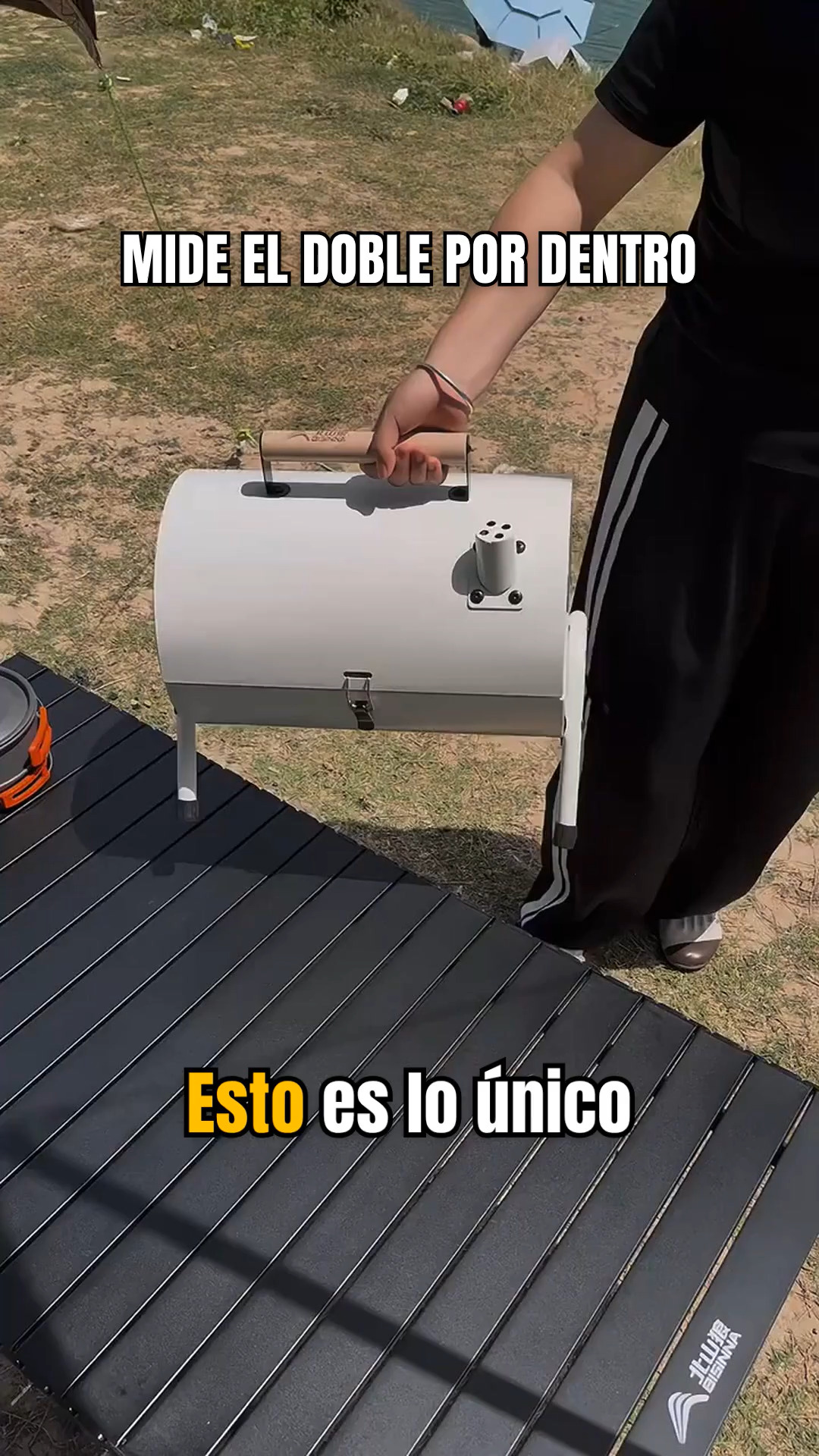 ¡ADIVINA EL PRECIO de esta BARBACOA PORTÁTIL! 🔥 DOBLE CARA | Precio X