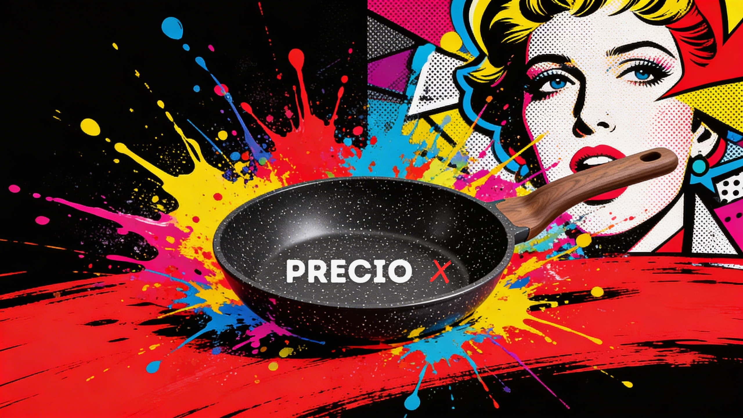 Juego de tres sartenes valido para induccion