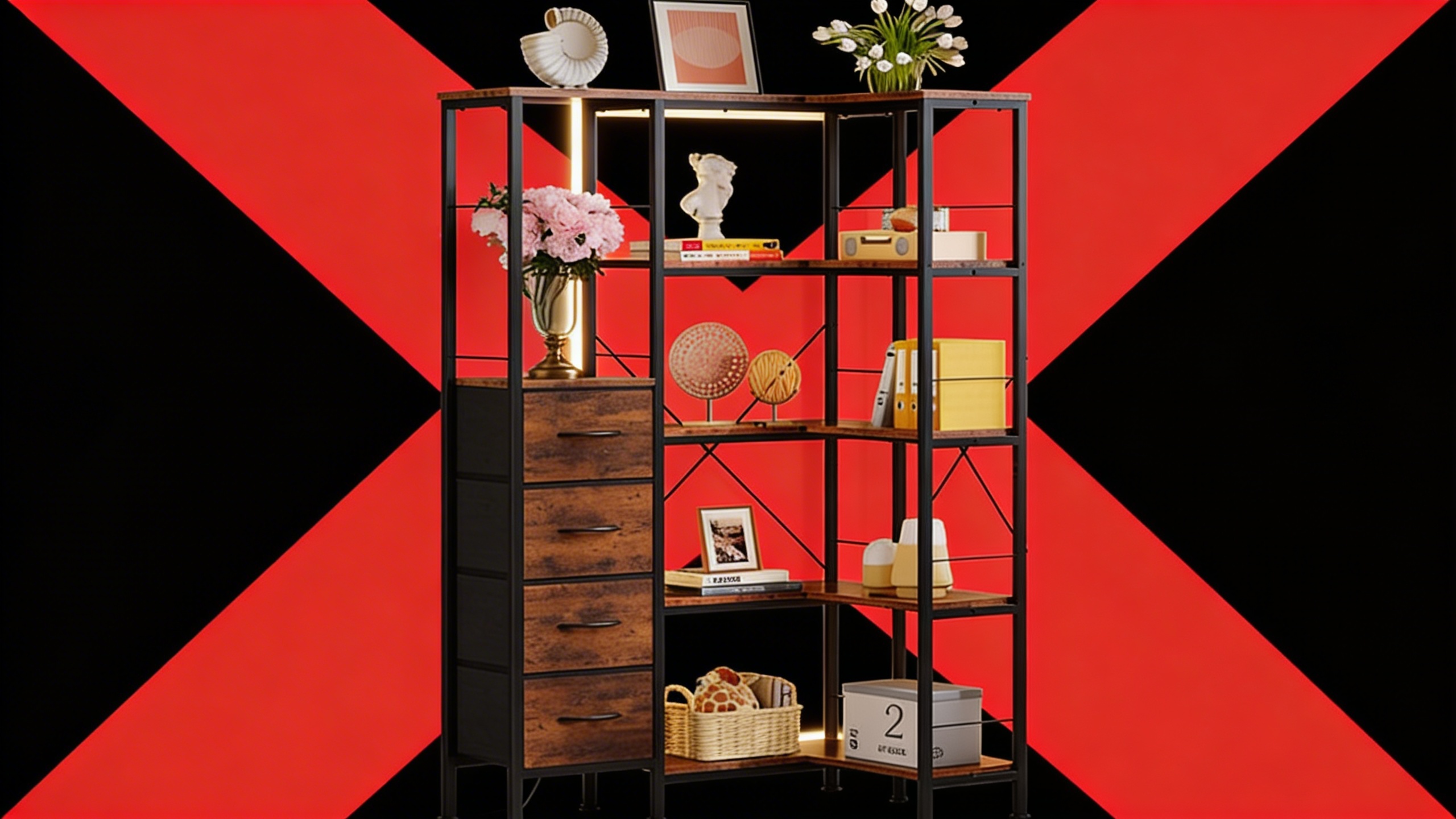 Estanteria led diseño modular