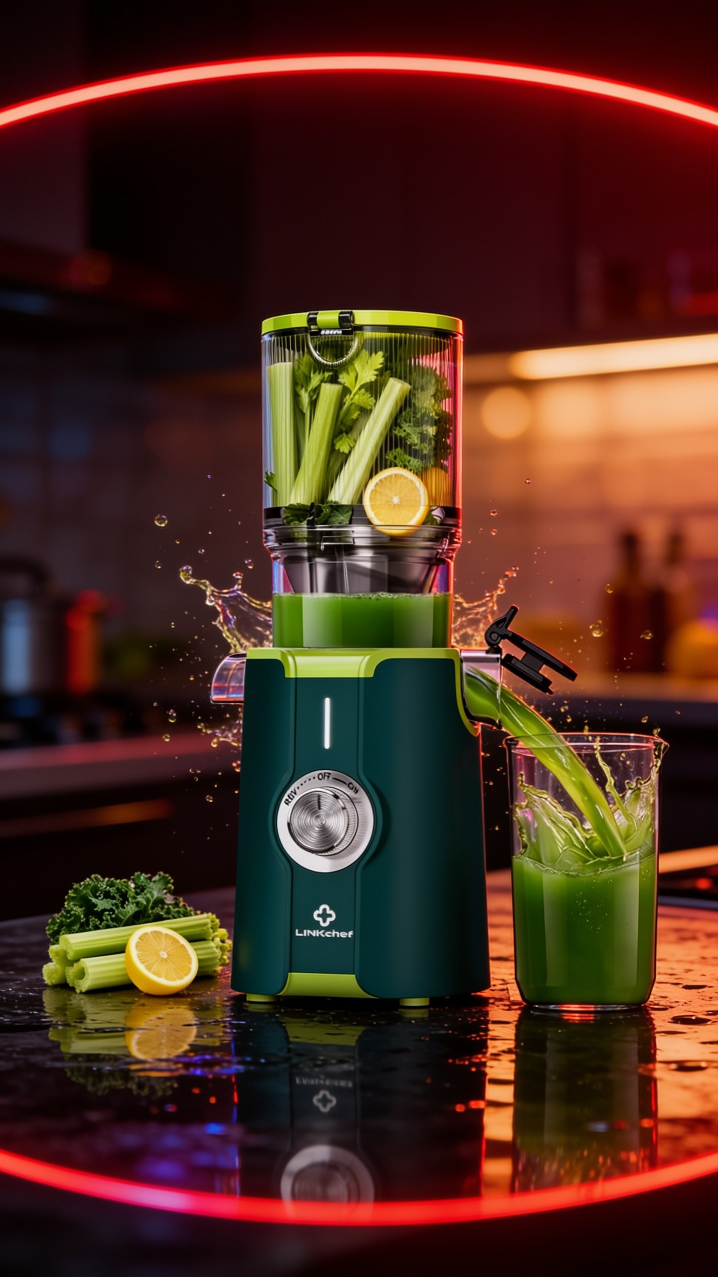 Extractor de Jugos Slow Juicer 200W Boca 115mm Sin BPA