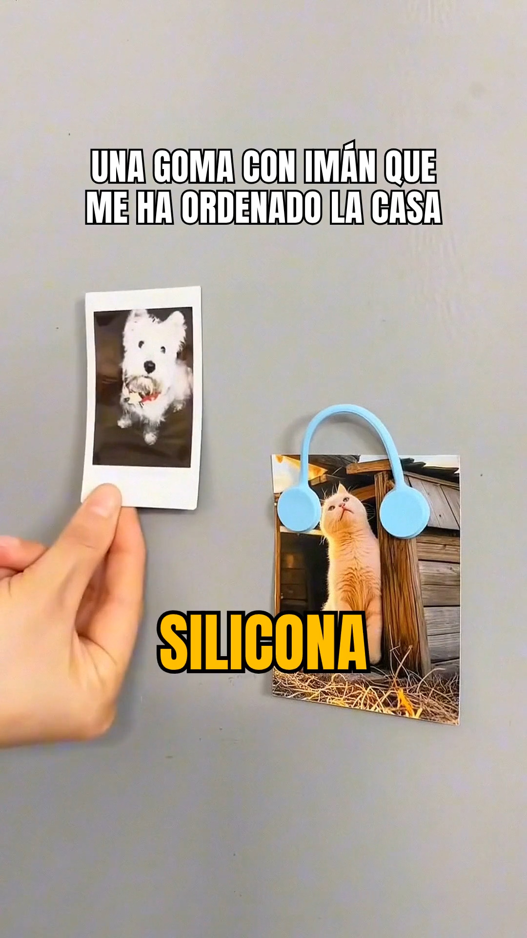 Organizador de cables magnético de silicona reutilizable