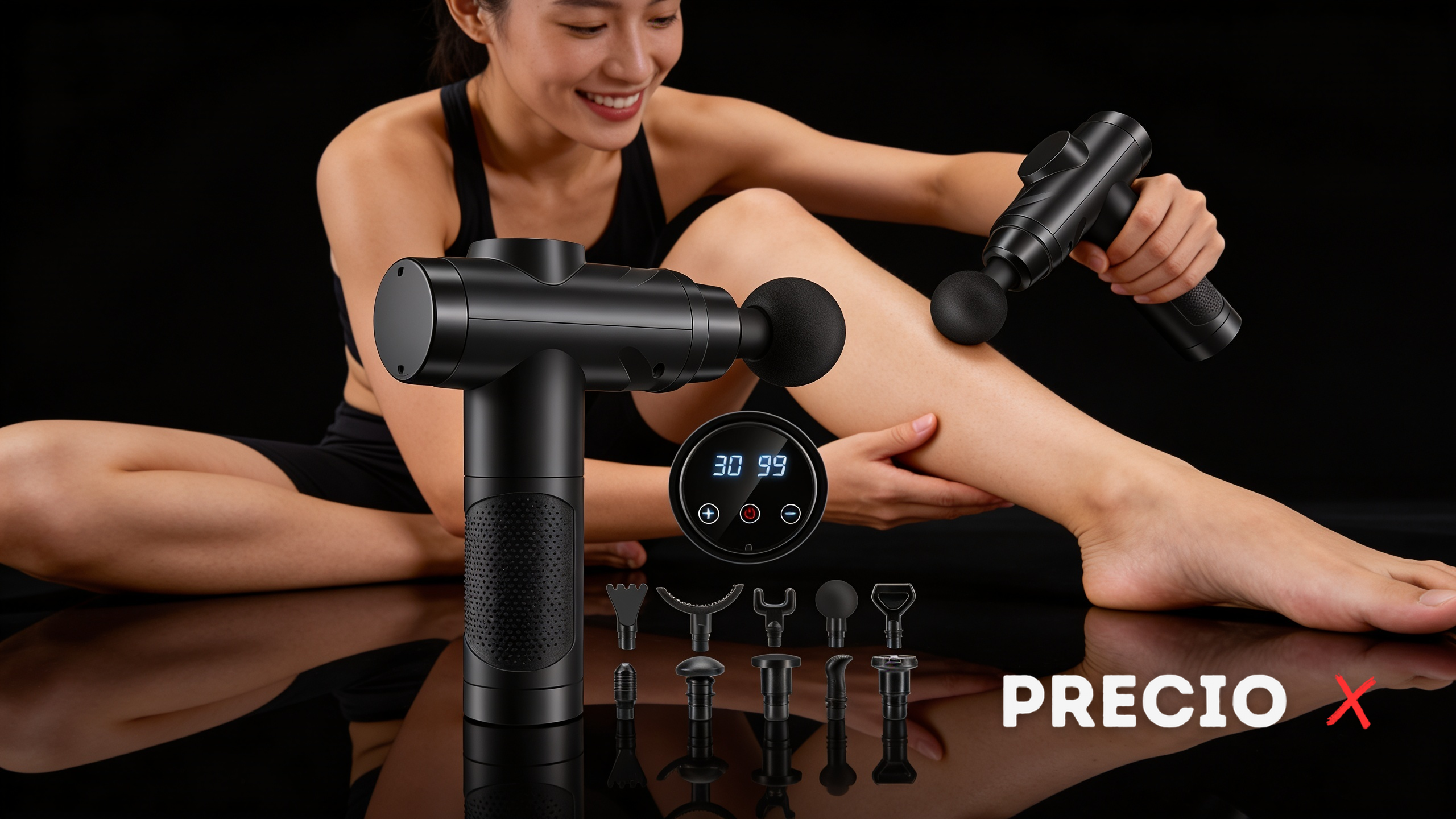 Pistola de Masaje Muscular 30 Velocidades, adivina su precio