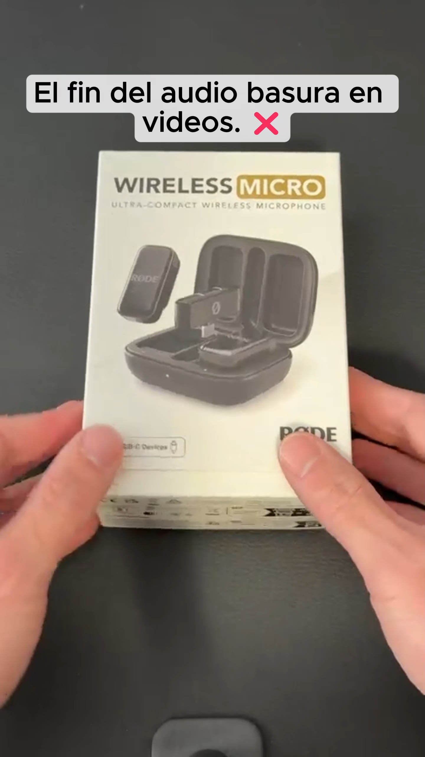 RØDE Micro inalámbrico - Micrófono compacto para iPhone