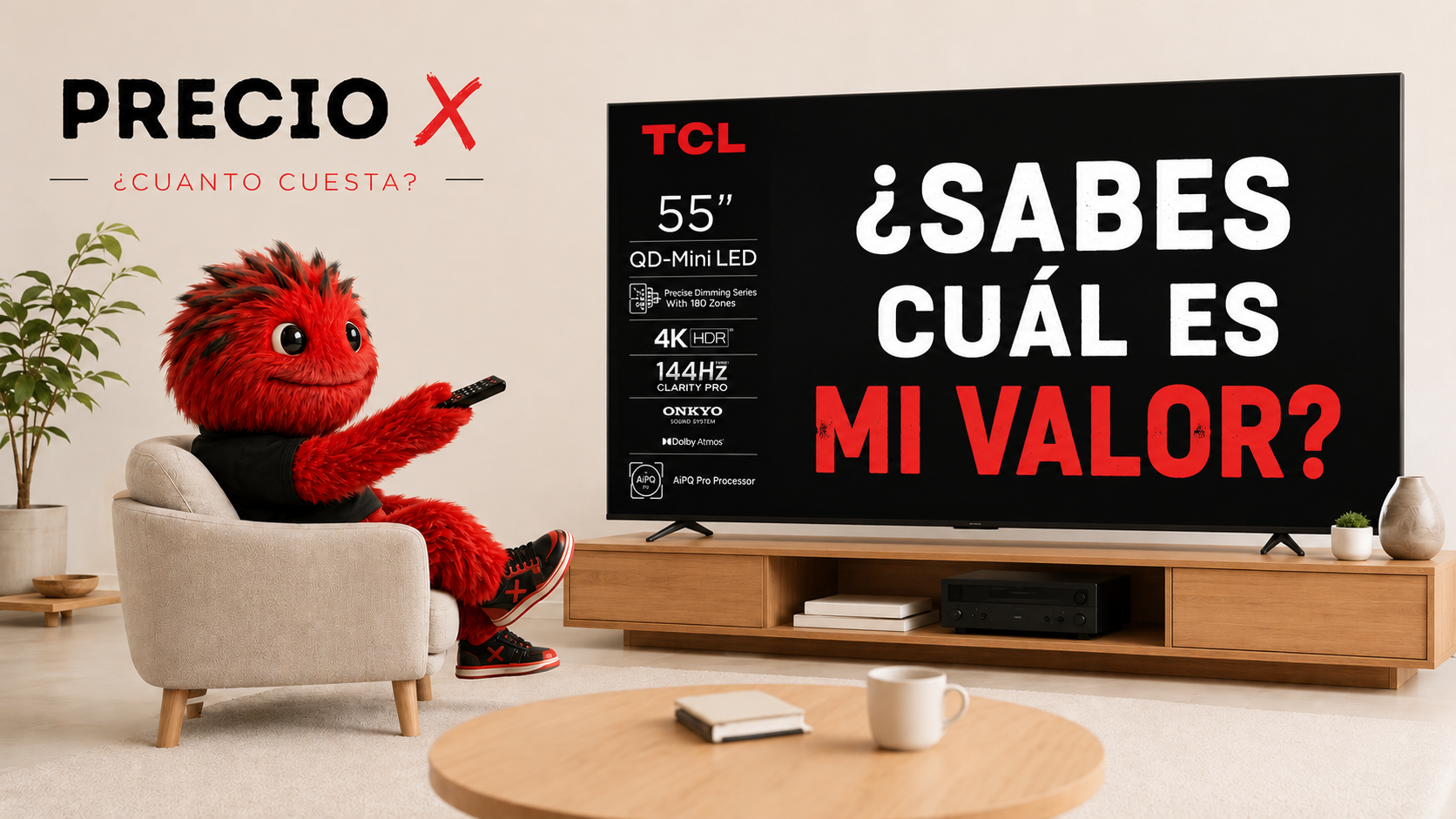 La gran Smart TV TCL 55" 4K QD-Mini LED lista para Valorar ¿Ganarás hoy?