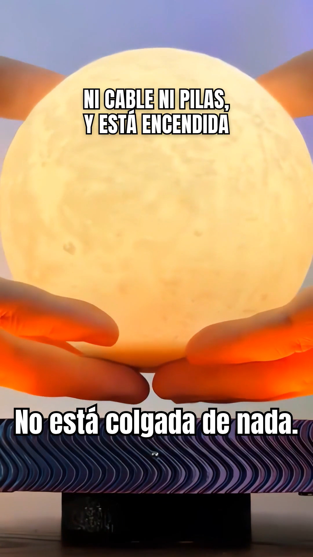 Lámpara de Luna Levitante