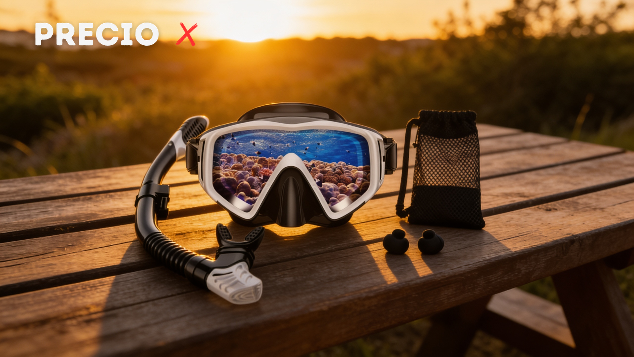 Set Snorkel Panorámico, danos tu precioX...